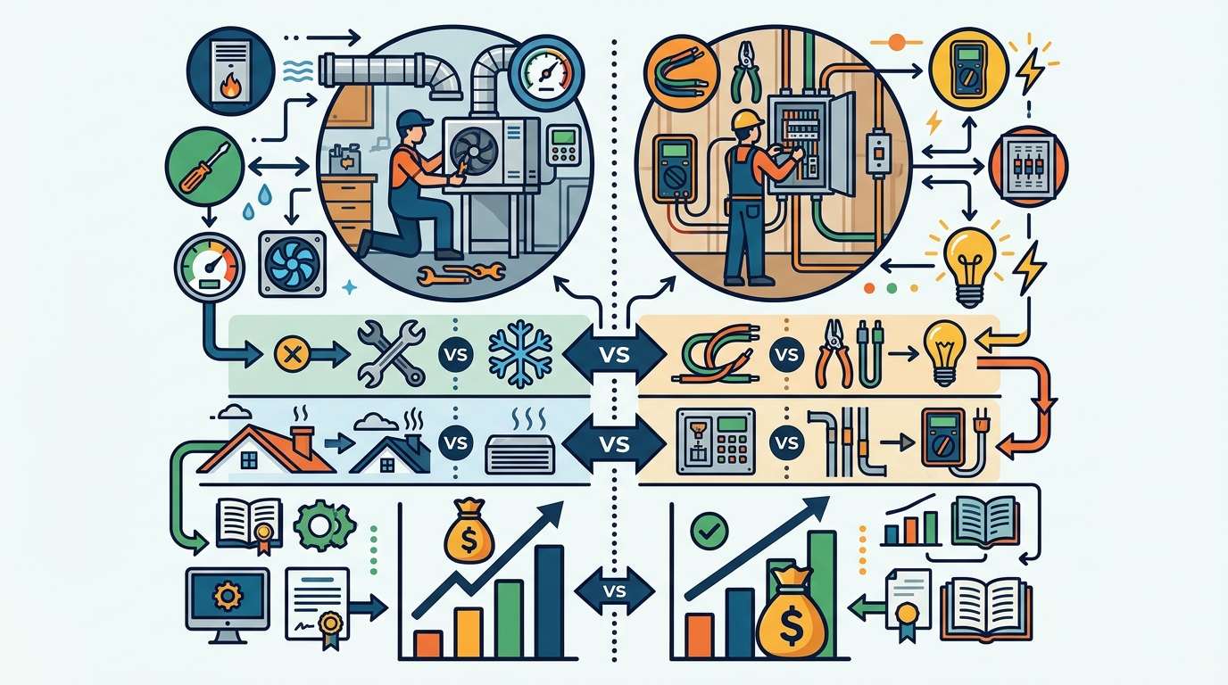 Featured image for "HVAC Technician vs. Electrician: Which Pays More?"