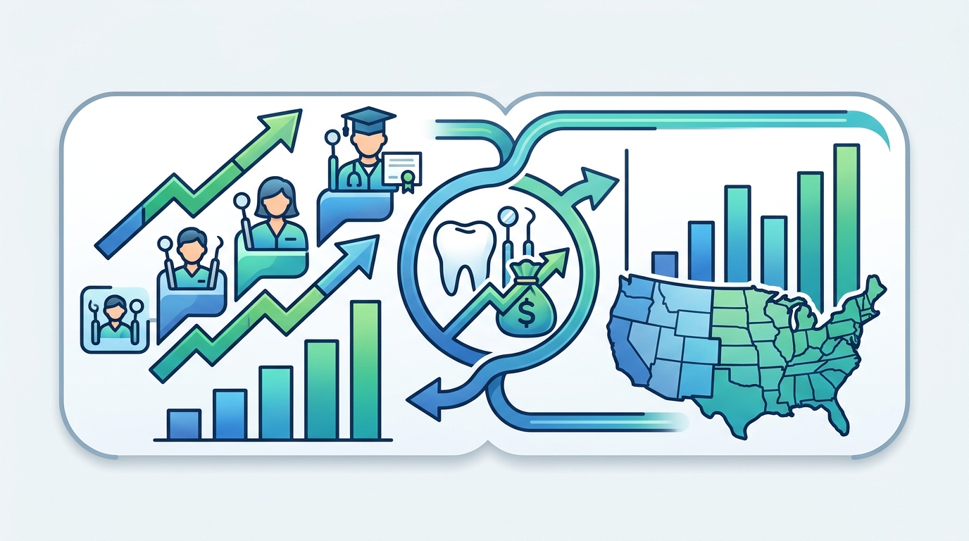Featured image for "Dental Hygienist Salary: Pay Guide by Experience and State"